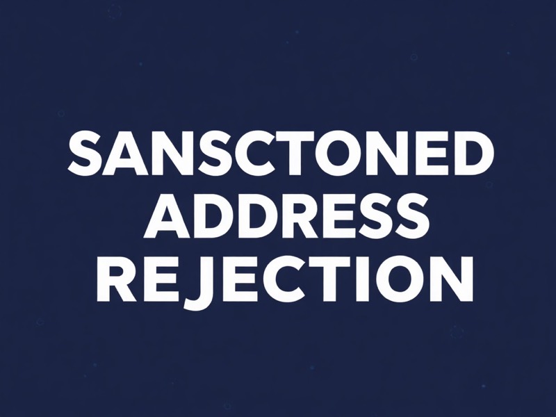 Sanctioned Address Rejection in CryptoMixer: Navigating Compliance and Security in Cryptocurrency Transactions